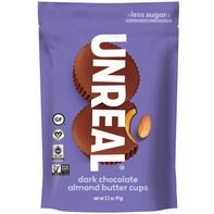 UNREAL Coupes de Beurre d'Amande au Chocolat Noir