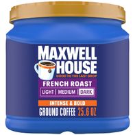 Café moulu Maxwell House French Roast Dark Roast