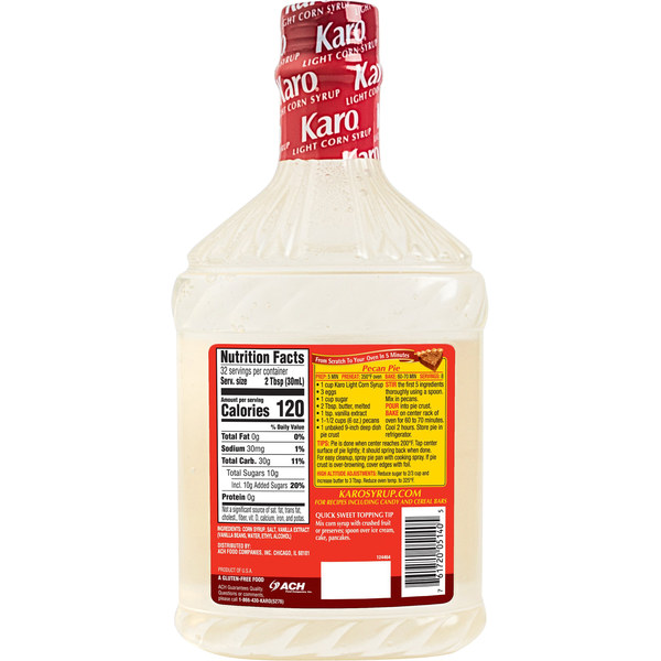 Sirop de maïs léger Karo - Ingrédient de pâtisserie premium