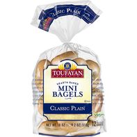 Mini Bagels Clásicos Naturales de Toufayan Bakeries