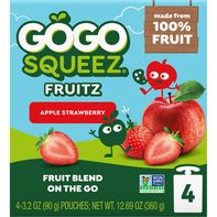 GoGo Squeez Puré de Manzana con Fresa en Bolsa