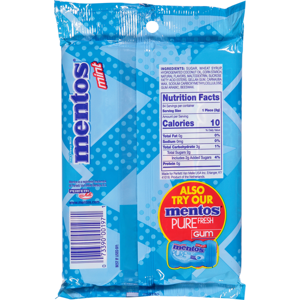 Caramelo Menta Masticable Mentos - Delicia Refrescante