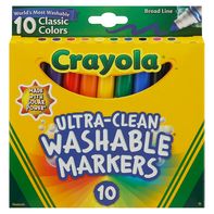 Marcadores Lavables Ultra-Limpios Crayola - Colores Clásicos