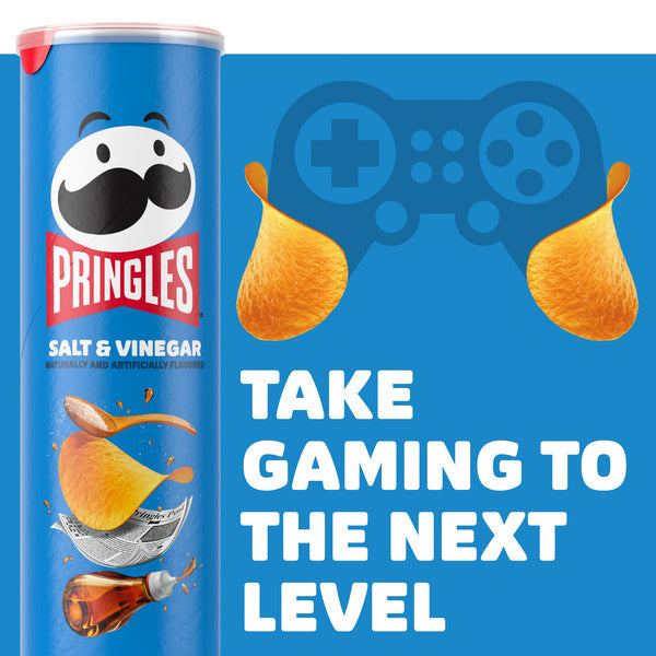 Pringles Salt and Vinegar Potato Crisps - 5.5 oz