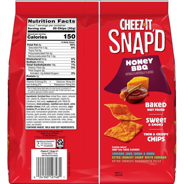 Chips au fromage Cheez-It au miel et barbecue