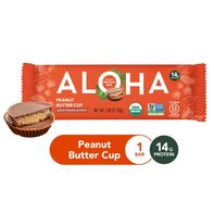 Barra de Proteína Aloha, Sabor Taza de Mantequilla de Maní, Orgánica