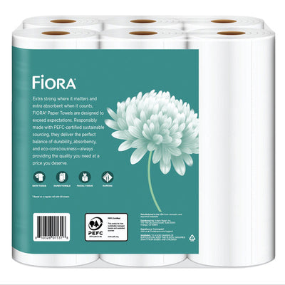 Essuie-tout double rouleaux extra forts Fiora 2 plis