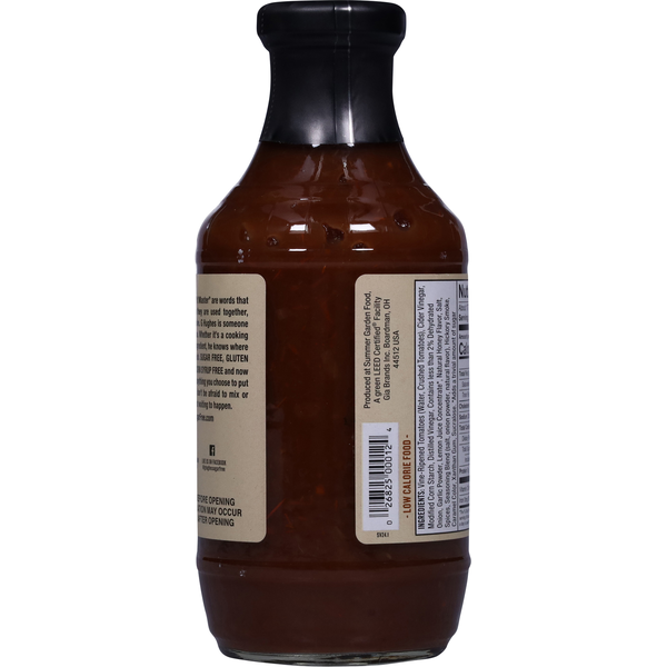 Salsa BBQ con Sabor a Miel Sin Azúcar G Hughes