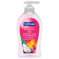 Savon liquide hydratant Softsoap, noix de coco et hibiscus