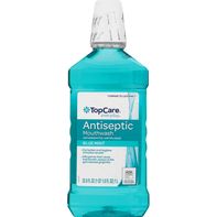 Enjuague bucal antiséptico TopCare - Sabor menta azul