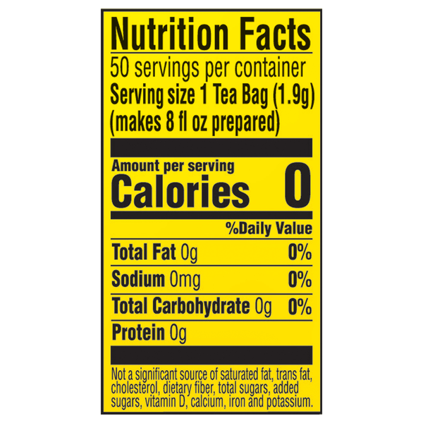 Lipton Decaffeinated Yellow Label Black Tea