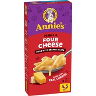 Penne de pâtes biologiques Annie's au quatre fromages