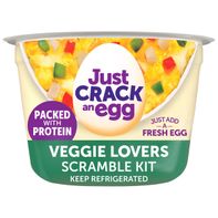 Just Crack an Egg Veggie Scramble Breakfast Bowl