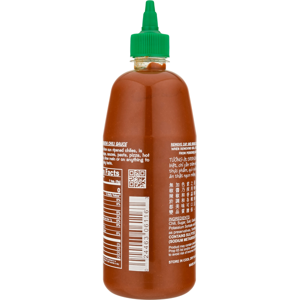 Salsa Picante de Chile Sriracha Huy Fong Foods