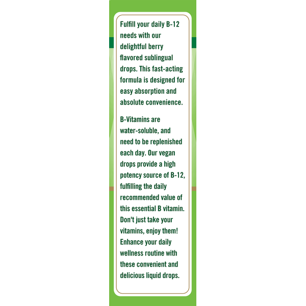 Nature's Truth Sublingual Liquid Vitamin B-12