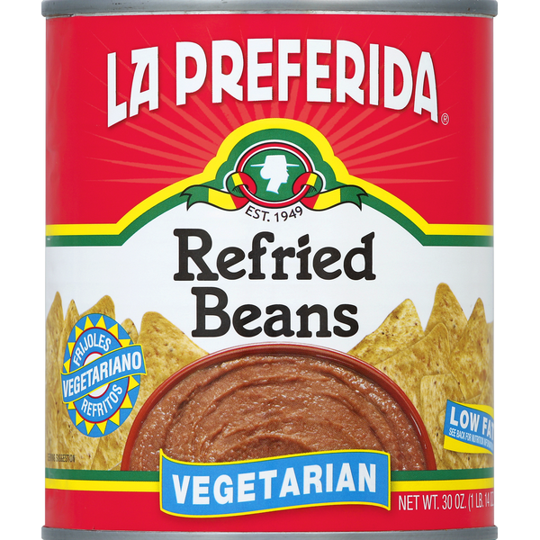 Frijoles Refritos Vegetarianos La Preferida
