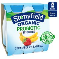 Smoothie au yaourt probiotique faible en matières grasses Stonyfield Bio