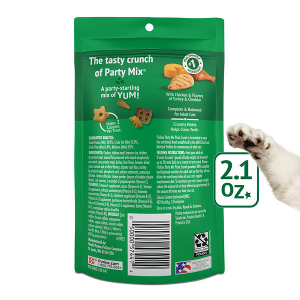 Purina Friskies Party Mix Picnic Crunch Galletas para Gatos