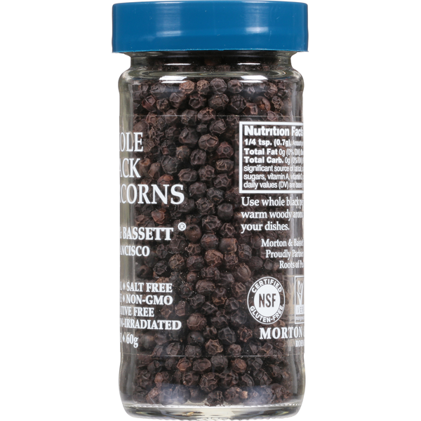 Morton & Bassett Whole Black Peppercorns