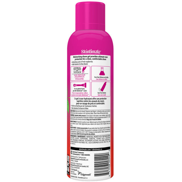 Gel à raser Skintimate Skin Therapy Raspberry Rain pour femmes