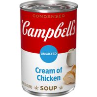 Soupe de poulet crémeuse sans sel de Campbell's