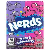 Caramelo NERDS, Uva y Fresa