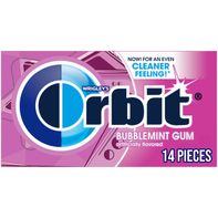 Chicle Sin Azúcar Orbit Bubblemint - Paquete Individual
