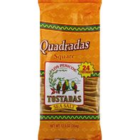 Tostadas carrées Los Pericos avec sel de mer