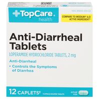 Comprimés anti-diarrhéiques TopCare, 2 mg - Soutien digestif premium