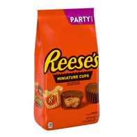 Paquet de fête de miniatures Reese's au chocolat au lait et au beurre de cacahuète