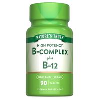 Nature's Truth Vitamin B-Complex plus B-12 Tablets