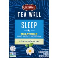 Infusión de Manzanilla y Menta TeaWell Sleep de Celestial Seasonings