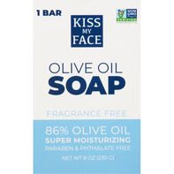 Savon à l'huile d'olive Kiss My Face, sans parfum
