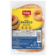 Schär Gluten-Free Deli Style Pre-Sliced Plain Bagels