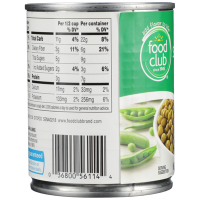 Food Club Sweet Peas