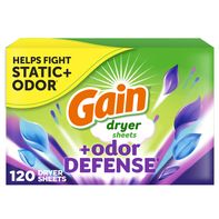 Gain Odor Defense Dryer Sheets - Super Fresh Scent