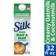 Alternativa de mitad y mitad de leche de avena cremosa Silk