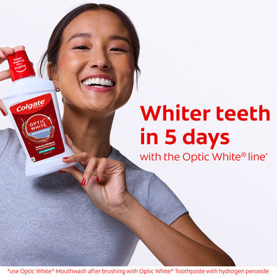 Colgate Optic White Whitening Mouthwash - Icy Fresh Mint