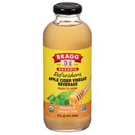 Boisson au vinaigre de cidre de pomme Bragg avec miel et thé vert