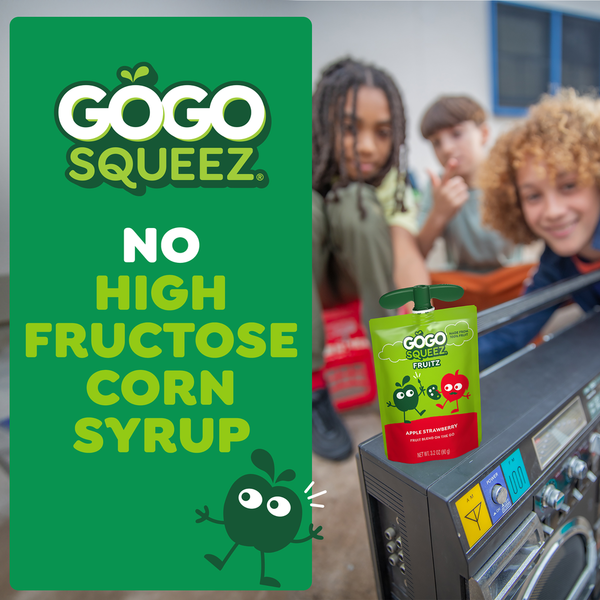 GoGo Squeez Compote de Pommes et Fraises