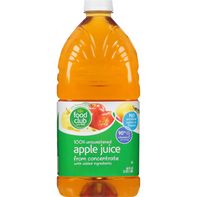 Food Club 100% Unsweetened Apple Juice