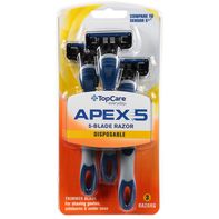 TopCare Apex 5 - Premium 5-Blade Disposable Razor