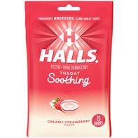 Halls Throat Soothing Creamy Drops