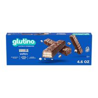 Galletas de vainilla cubiertas de chocolate sin gluten Glutino