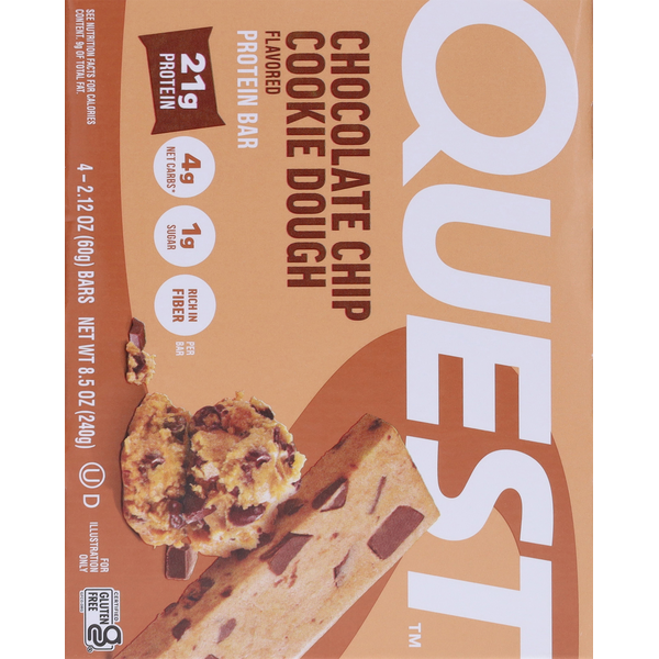 Quest Chocolate Chip Cookie Dough Protein Bar