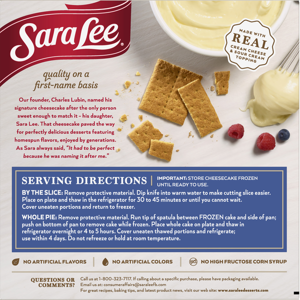 Tarta de Queso Clásica Sara Lee