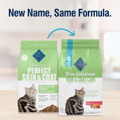 Blue Buffalo True Solutions Perfect Skin & Coat Comida para Gatos, Salmón