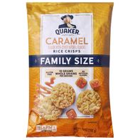 Quaker Rice Crisps, Caramel, Taille Famille