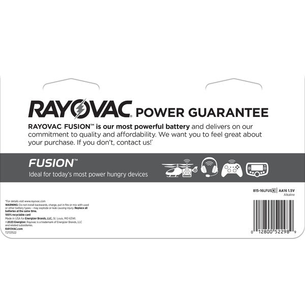 RAYOVAC AA Alkaline Batteries - Reliable Power Source