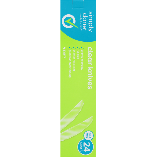 Juego de cuchillos Simply Done - Transparente